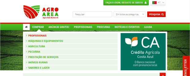 Lançado portal de classificados do mundo rural