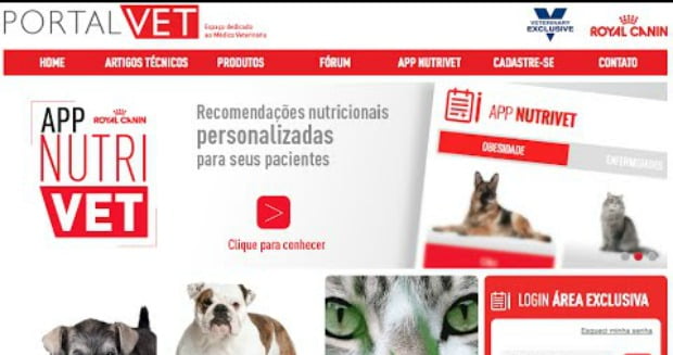 Royal Canin lança portal exclusivo para veterinários