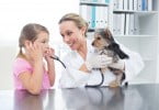 criança veterinária