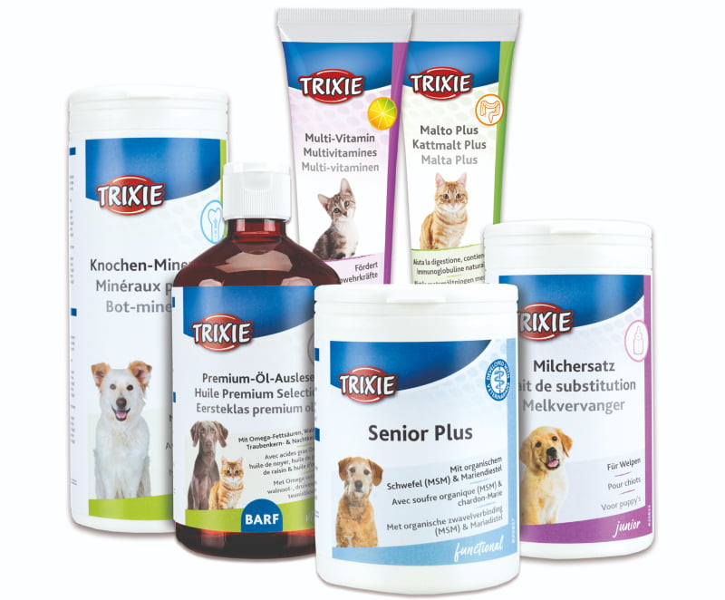 Trixie lança nova gama de suplementos alimentares para animais de companhia