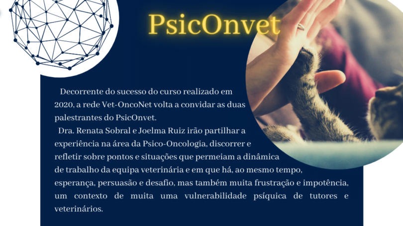 A APMVEAC em parceria com a Vet-OncoNet realiza webinars sobre psico-oncologia nos próximos dias 9 e 16 de abril, às 13h15.