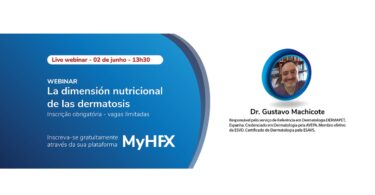 A Hifarmax está a promover um webinar dedicado ao tema “La dimensión nutricional de las dermatosis”, que irá realizar-se no dia 2 de junho.