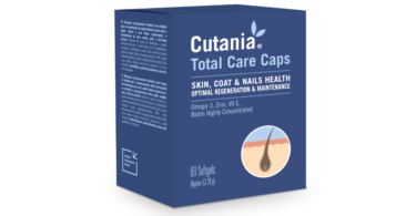 O CUTANIA Total Care Caps é o mais recente produto da Vetnova, específico para o apoio geral às estruturas cutâneas em cães e gatos.