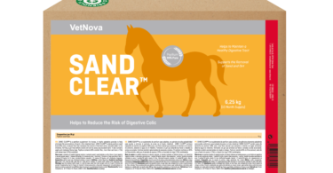 A VetNova apresentou um novo formato do seu produto Sand Clear, estando agora disponível em versão de 6,25 kg.