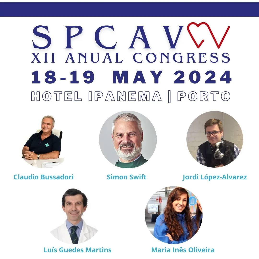 XII Congresso da Sociedade Portuguesa de Cardiologia Veterinária acontece em maio