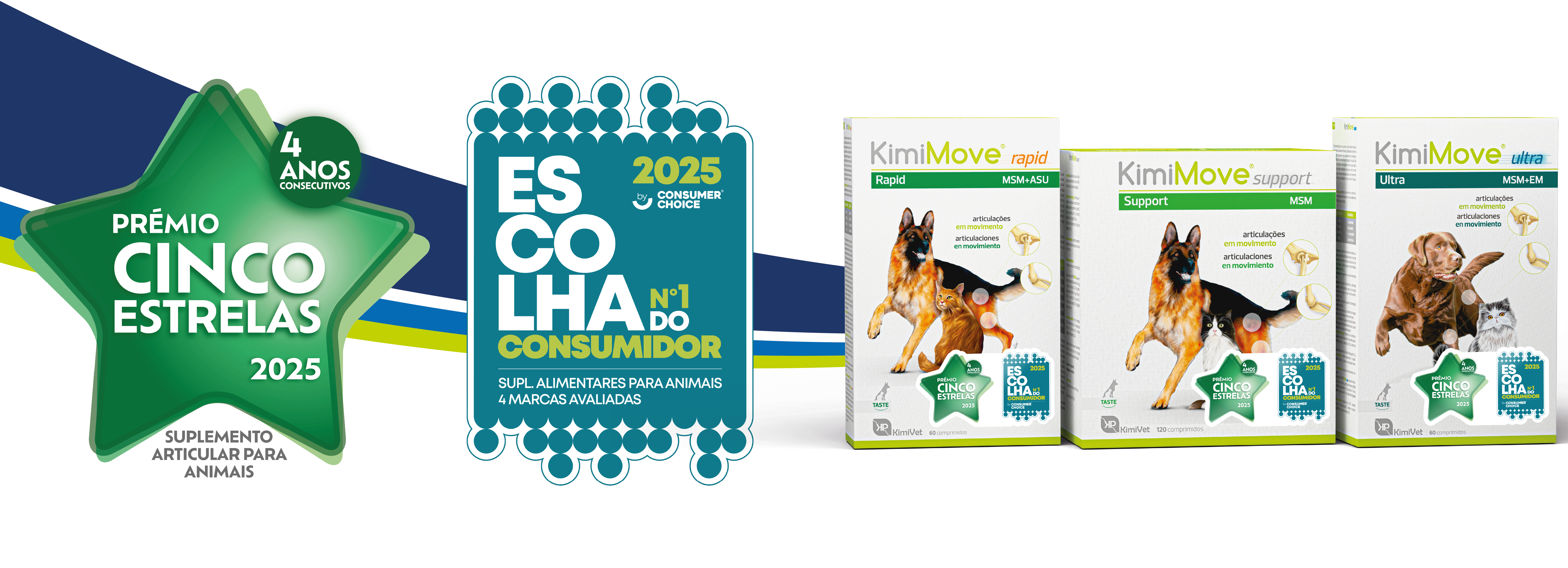 KimiMove conquista Prémio 5 Estrelas e Escolha do Consumidor 2025