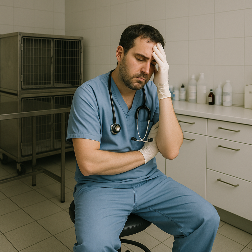 Estudo revelou níveis elevados de sofrimento mental entre veterinários no Norte da Europa