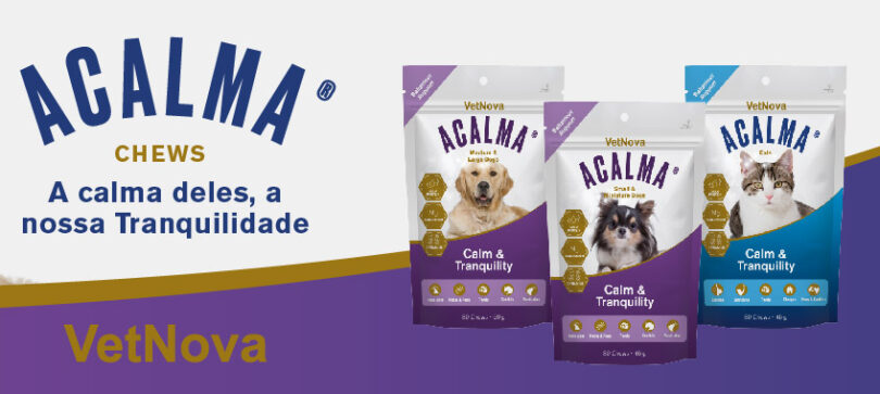 VetNova amplia linha ACALMA para reforçar aposta no bem-estar emocional de cães e gatos