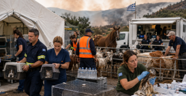 Grécia cria mecanismo nacional para proteger animais em situações de desastre