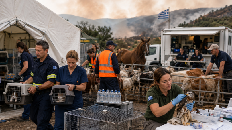Grécia cria mecanismo nacional para proteger animais em situações de desastre
